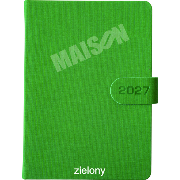 Kalendarz zamykany na magnes dzienny A5 2027 z grawerem